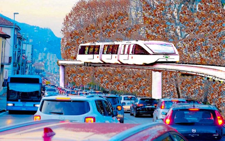 ^^^ Intamin Transportation-arch.Fernando De Simone-Monorotaia-sopraelevata